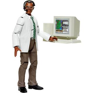 Mattel Jurassic World Toys Amber Collection Ray Arnold 6-in Action Figur med filminspireret aftageligt arm headset & computerstykke tilbeh?r til