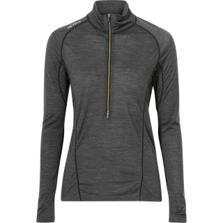 Devold Running Woman Zip Neck Anthracite, XS