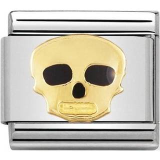 Nomination Skull Charm - Gold