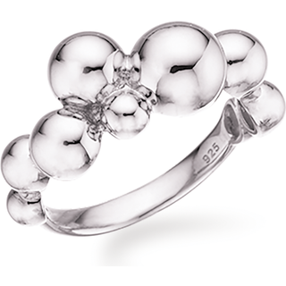Scrouples - Kugle ring i blank sølv