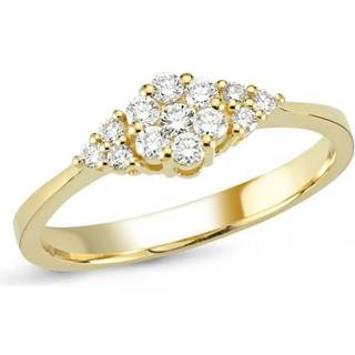 Nuran Lilja 14 Karat Guld Ring med Brillanter 0,30 Carat W/SI