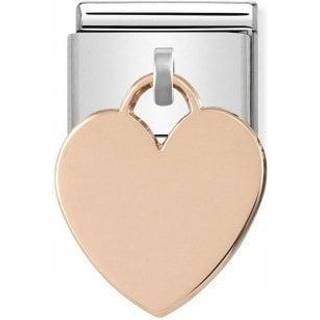 Nomination Rose Gold Heart Engraving Charm