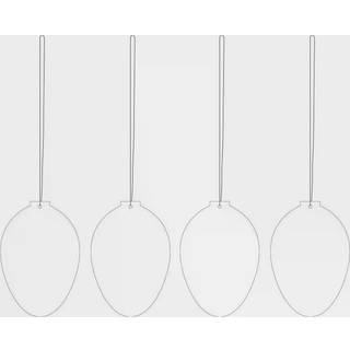 Cooee Design Easter Deco æg påskedekoration 4-pak White