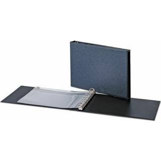 7-ring 3-til-en-side forretningskontrolbog Binder-Sort