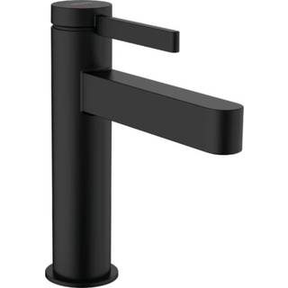 hansgrohe Finoris 110 CoolStart håndvaskarmatur med push-open bundventil, mat sort