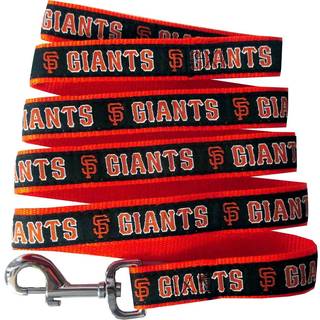 MLB PET Leash Large San Francisco Giants Hundesnor Baseball Team Leash til hunde og katte. En skinnende og farverig hunde- og kattesnor med brode