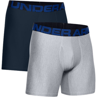 Boxershorts Under Armour UA Tech 6in 2 Pack 1363619-400 Størrelse S