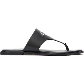 Saint Laurent Culver leather sandals - black - EU 40