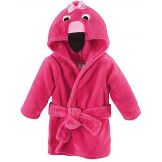 Hudson baby unisex baby plys dyre ansigt badek?be flamingo 0-9 m?neder