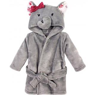 Hudson baby unisex baby plys dyre ansigt badek?be gr? rose elefant 0-9 m?neder