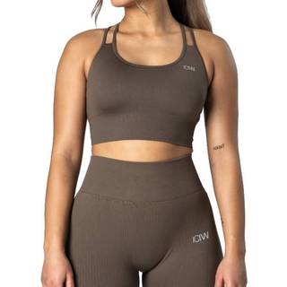 Ribbed Define Seamless Sports Bra Dark Sand