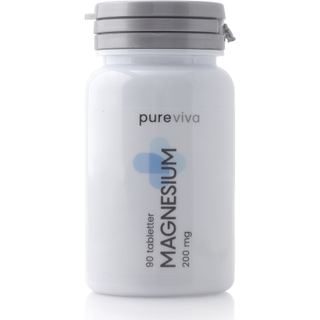 Pureviva Magnesium 200 mg (90 tabletter)