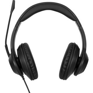 Targus AEH102GL hovedtelefoner/headset Ledningsført Opkald/musik USB Type-A Sort