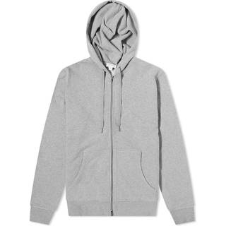 Sunspel Cotton-jersey hooded sweatshirt - grey - EU 50