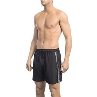 Bikkembergs Black Polyester Men Swim Short