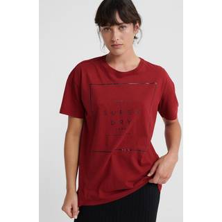 Superdry Vintage Logo T-shirt i almindelig kvalitet og chenille-stil