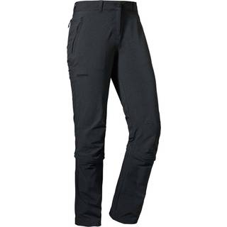 Schöffel Women's Pants Engadin1 Zip Off Zip off-bukser Damer størrelse 21 - Short farve sort