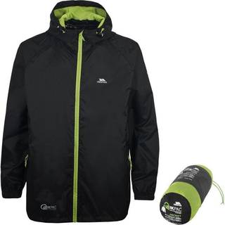 Regnjakke unisex - Trespass Qikpac - Sort