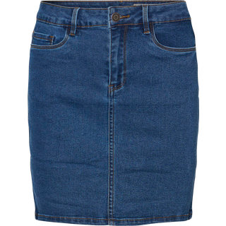 Hot Seven Nederdel - Blue Denim - Dame - S - Vero Moda