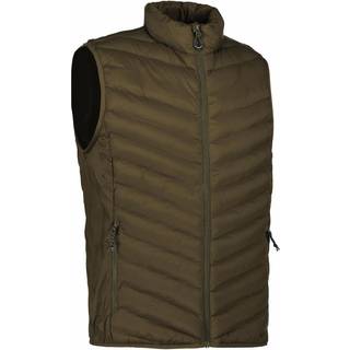 ID Stretch Bodywarmer Vest - Herre Oliven - L