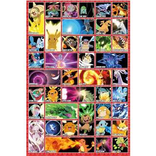 ABYstyle - POKEMON Poster Moves (91.5x61cm) - Plakat