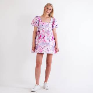 Pieces dame kjole PCJYDA - Fuchsia Purple Flowers - XS