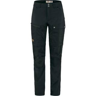 Fjällräven Women's Abisko Midsummer Zip Off Trousers Zip off-bukser Damer størrelse 40 farve sort