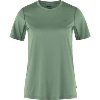 Fjällräven Women's Abisko Day Hike S/S Funktionsshirt Damer størrelse XL farve grøn