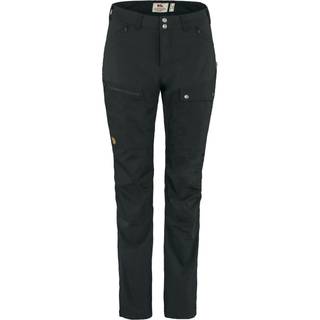 Fjällräven Women's Abisko Midsummer Trousers Trekking bukser Damer størrelse 40 - Regular farve sort
