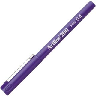 12 x Artline EK200 fiberpen 0,4mm blå