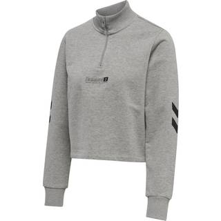 Hummel® - Nikka Cropped Halfzip (Grey Melange)