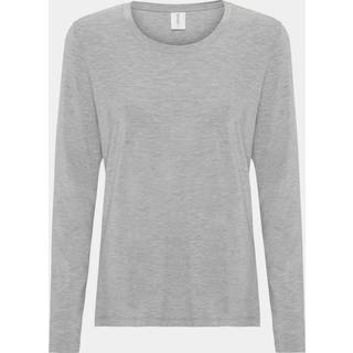 T-shirt Dame langærmet grå str. XL