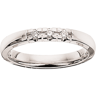 Alliance 14 Karat Hvidguld Ring fra Scrouples med Diamanter 0,09 Carat W/SI