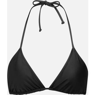 Recycled Core Solid String Bikini Top A4043 - Black - GANNI - Sort L