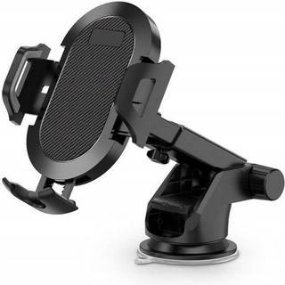Tech-Protect V1 Universal Bilholder til Forrude & Instrumentbræt - 65-107mm - Sort