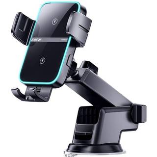 Joyroom mobilholder til bil med sugekop, teleskoparm og Qi opladning - 15W