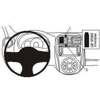 ProClip Monteringsbygel Nissan Micra 14-15, Centrerad