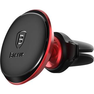 Baseus Universal Magnetic Vent Mount with Cable Clip Holder - Red