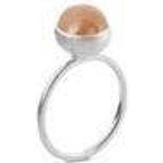 Susanne Friis Bjørner Sterling Sølv Ring med Peach Månesten
