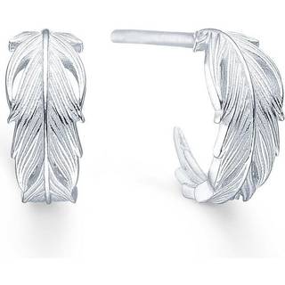 Id Fine Raven Mini Hoop Sterling Sølv Øreringe IDH007RH