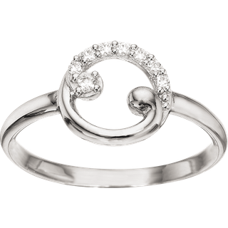 Scrouples Ring i Rhodineret Sølv 722862