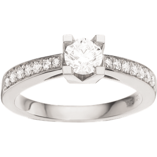 Scrouples - Kleopatra Queen ring i 14kt. hvidguld med 0,53ct.