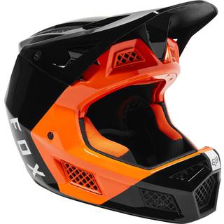 FOX Rampage Pro Carbon Fullface Hjelm Med Mips Sort/Orange - Hjelmstørrelse 57-58 cm
