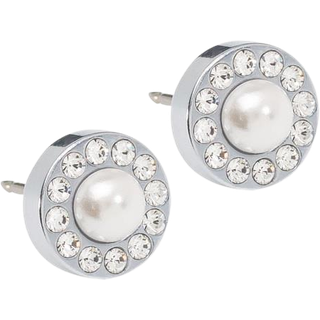 Halo Titanium Ørestikker fra Blomdahl med Swarovski Krystaller