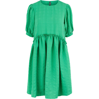 Pieces - Pcvudmilla Ss O-neck Dress - Kjoler til hende - Simply Green - S