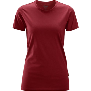 Snickers T-shirt dame chilirød xl