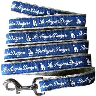 MLB PET LANSH STOR LOS ANGELES DODGERS HUND LEASH BASEBALL TEAM LALES TIL HUNDER & CATS. En skinnende og farverig hund og kattebånd med Emporider