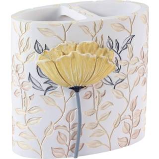 Avanti Senget?j - Tandb?rsteholder Bordpladetilbeh?r Blomsterbadev?relsesindretning (Marielle Collection Gul)