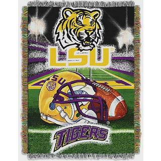 Northwest NCAA LSU Tigers unisex-voksne vævet tapestry kast tæppe 48 """" x 60 """" hjemmefeltfordel
