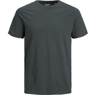 Ensfarvet O-hals T-shirt